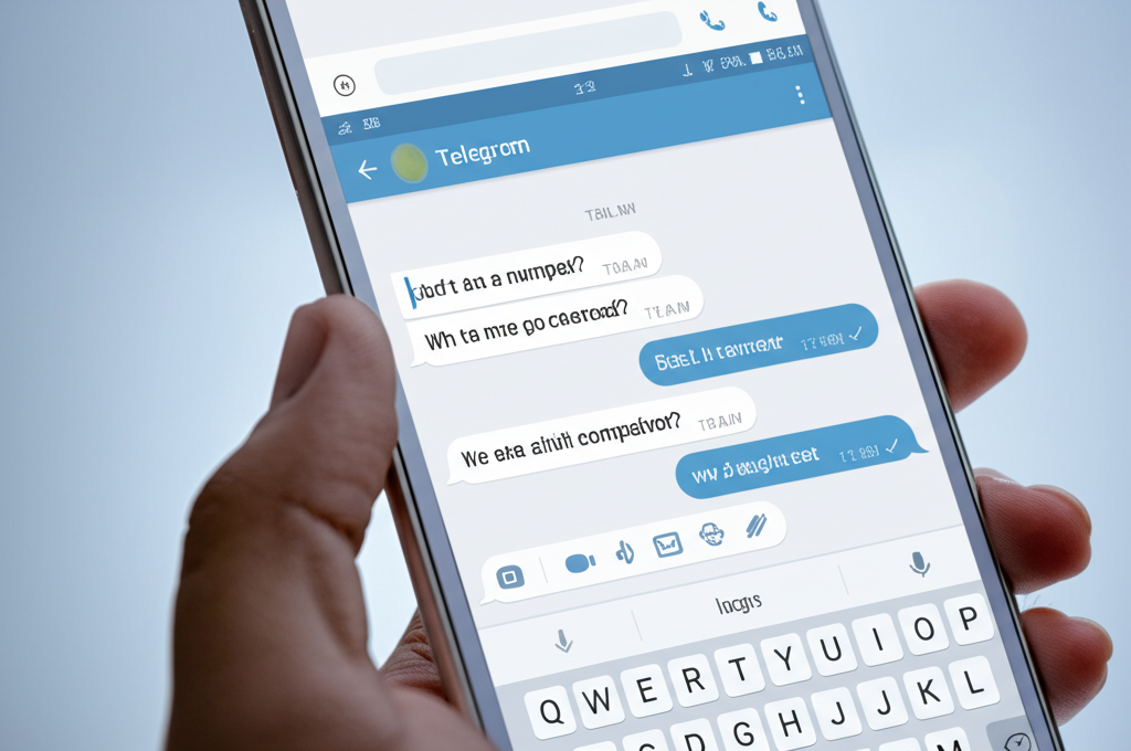 Crypto6 Telegram Bot on Smartphone